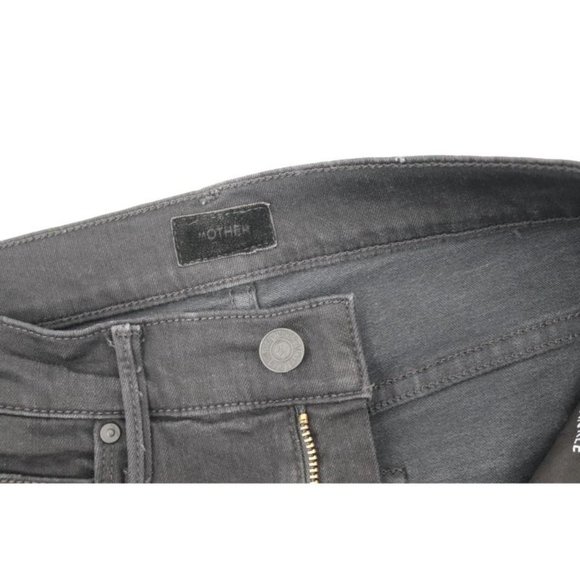 Mother jeans Women's 26 The Stunner Double Zip Ankle step fray not guilty black - Picture 11 of 15